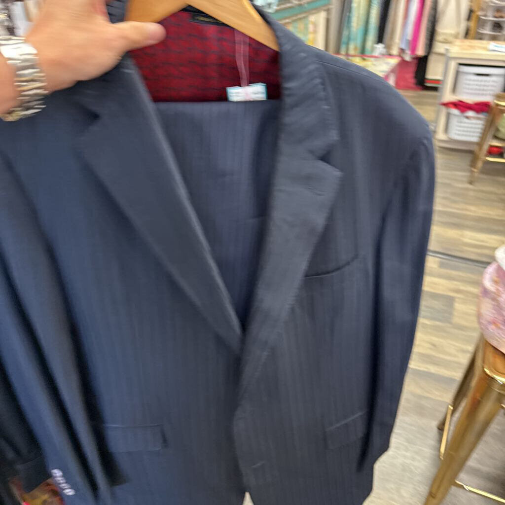 Custom Pinstripe Suit