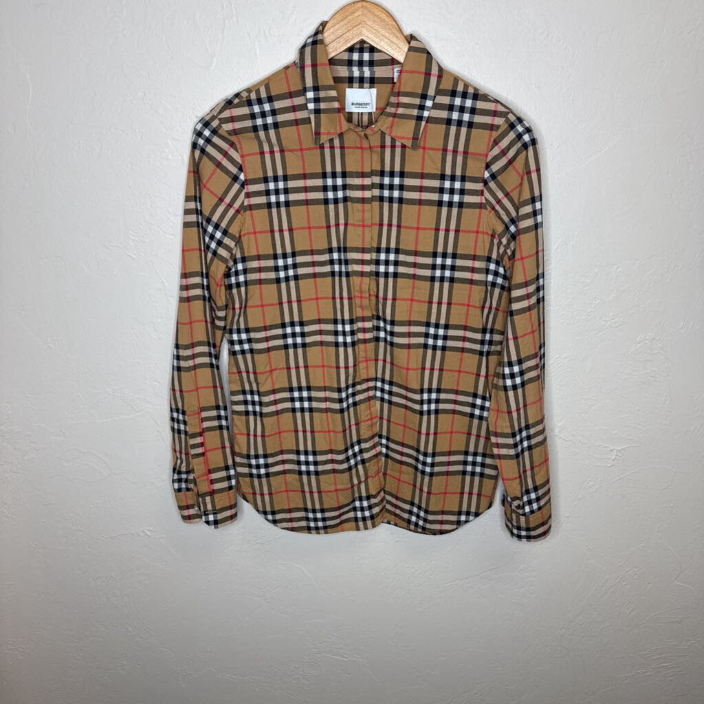 Classic Check Cotton Button Up