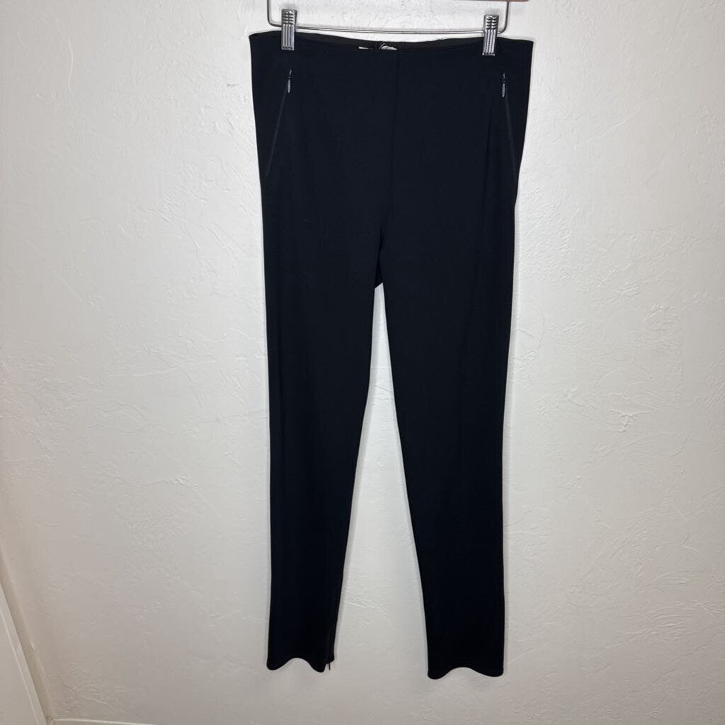 Black Long Polymide Pants