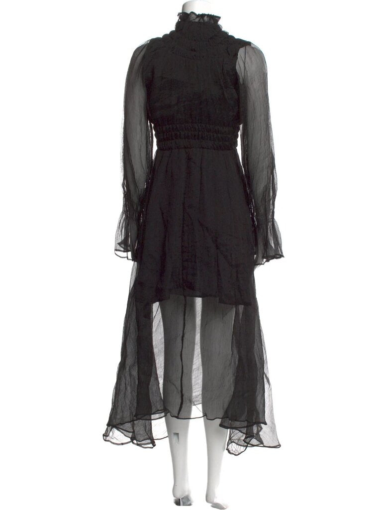 Black Long Cocktail Dress