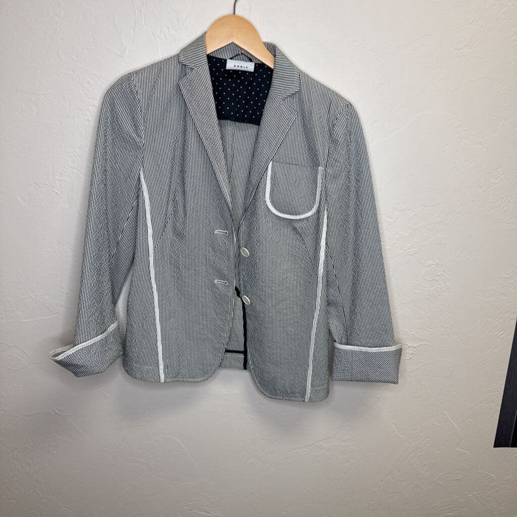 Striped blazer