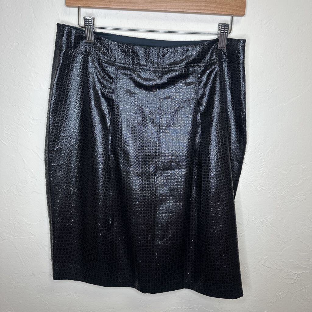 shiny formal skirt