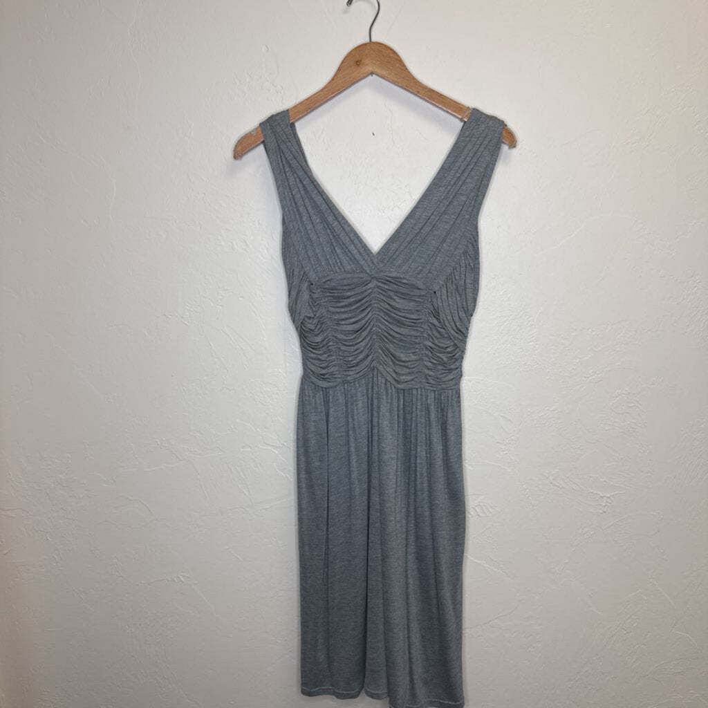 ruched cocktail dress