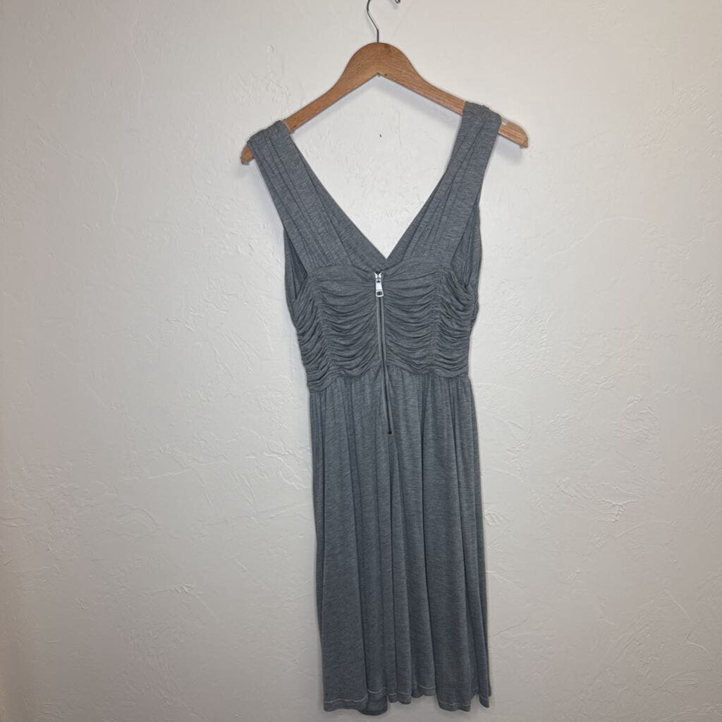 ruched cocktail dress