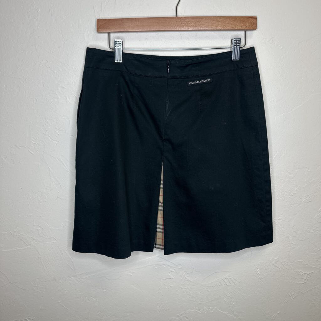 skirt with plaid inserts