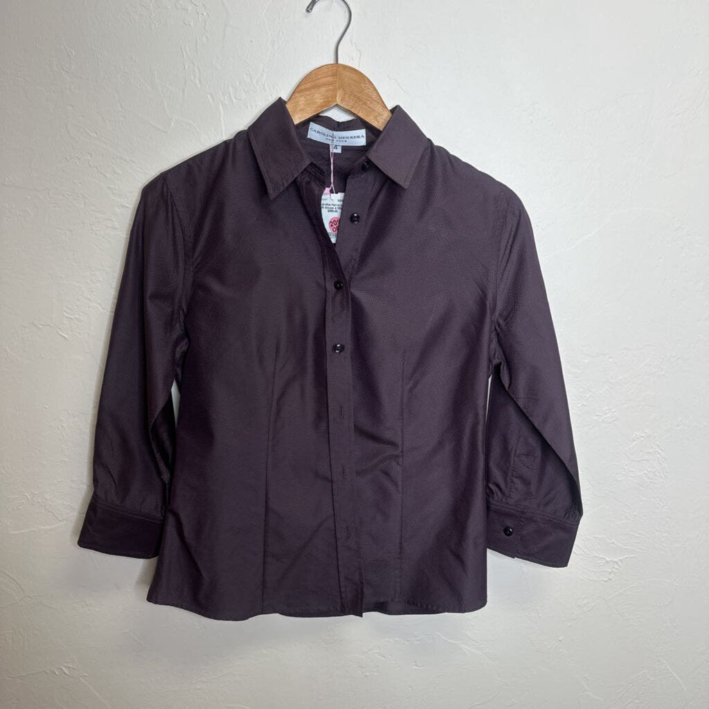 l/s silk blouse