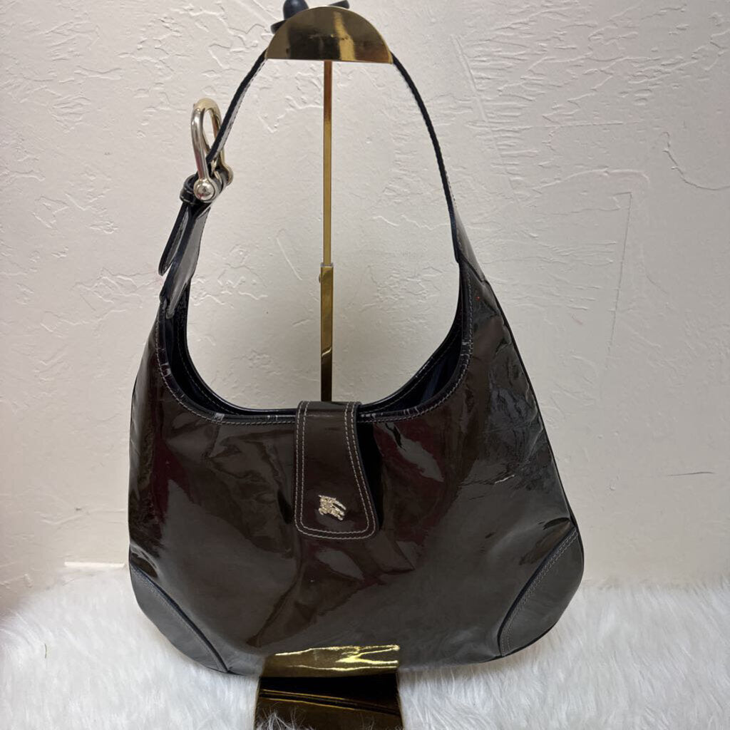 PATENT SHOULDER BAG