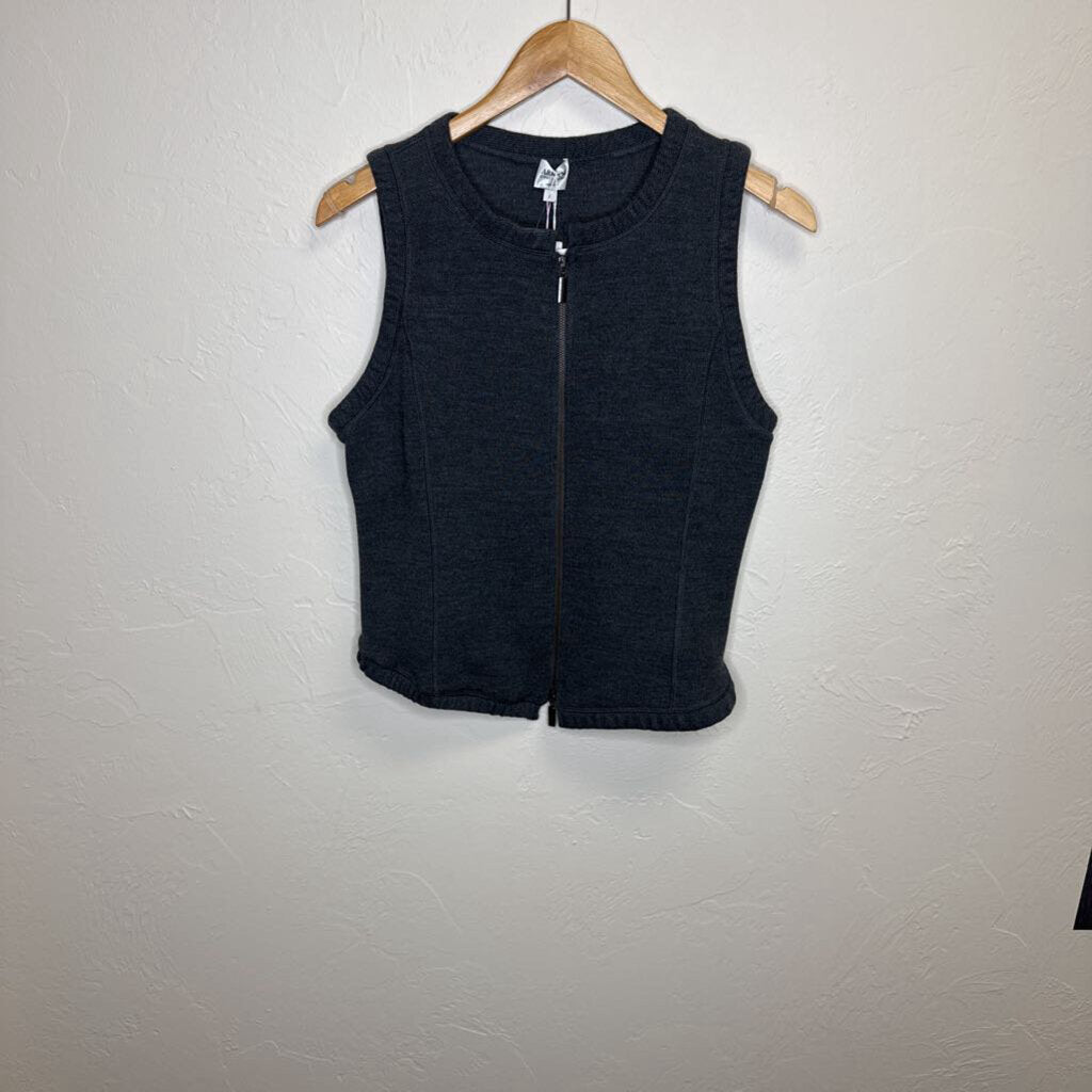 gray vest