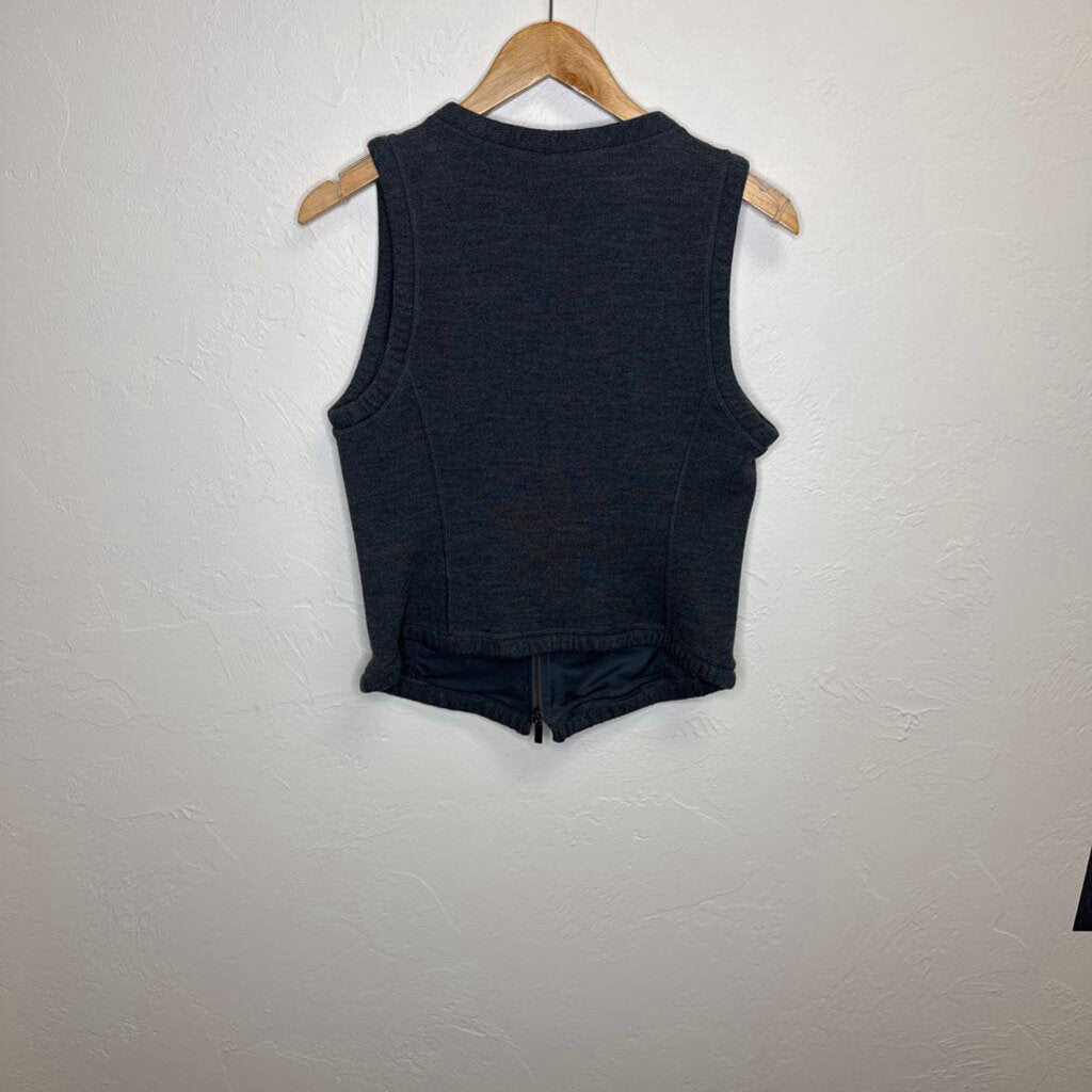 gray vest