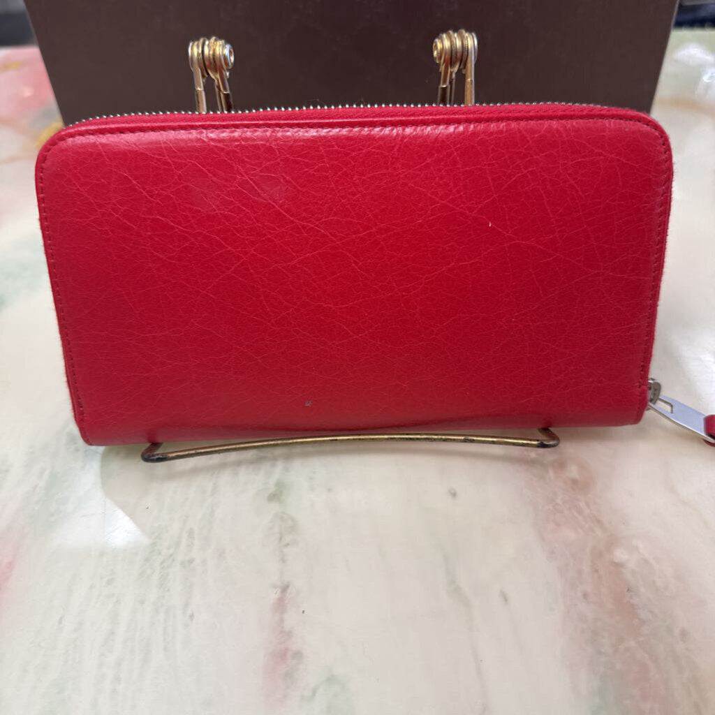 Red continental wallet