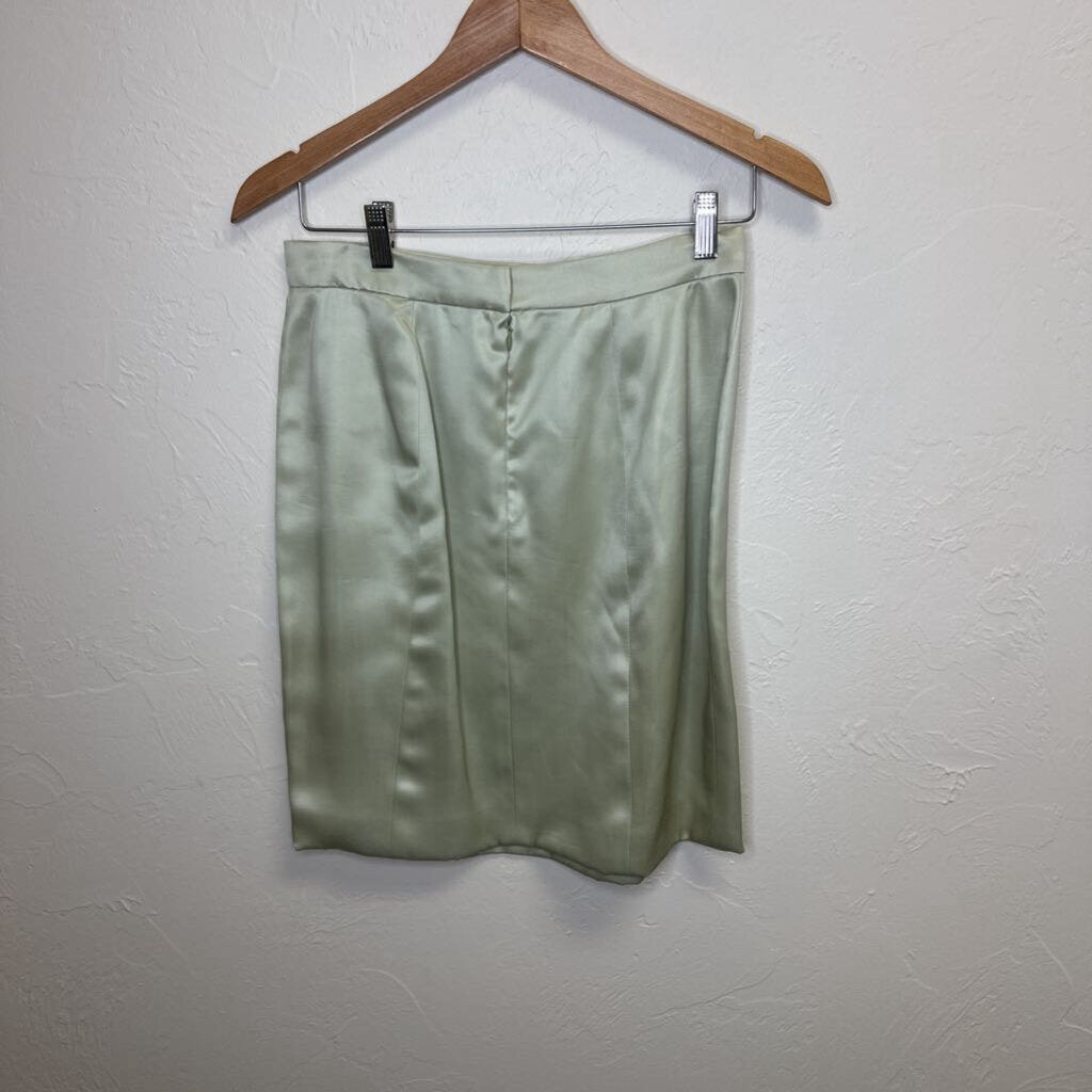 Light green satin suit