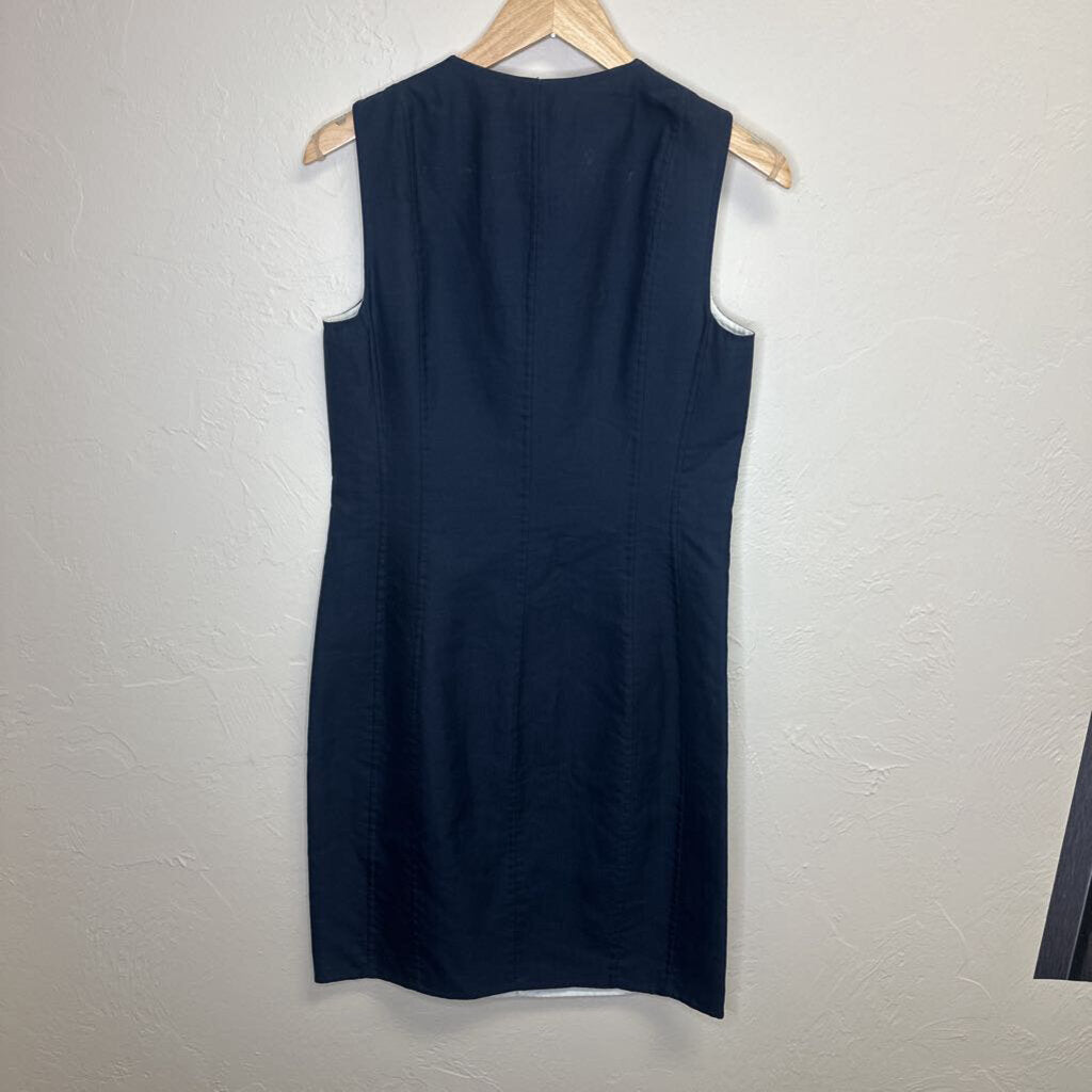 Navy shift dress