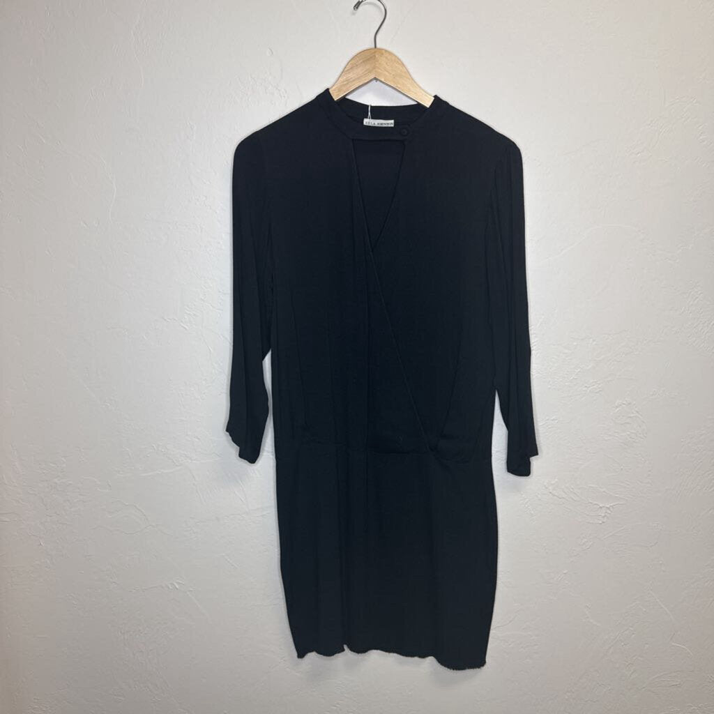 black cocktail dress