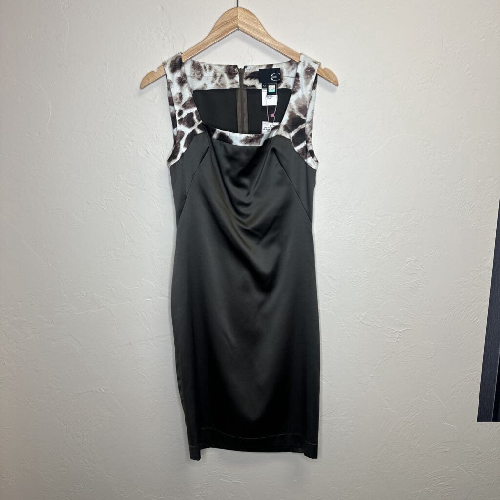 grey silk dress