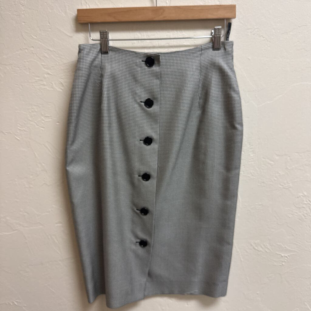Houndstooth Silk skirt