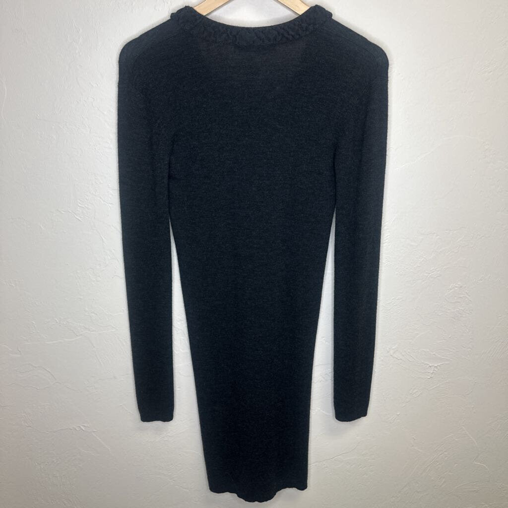 Black knit dress