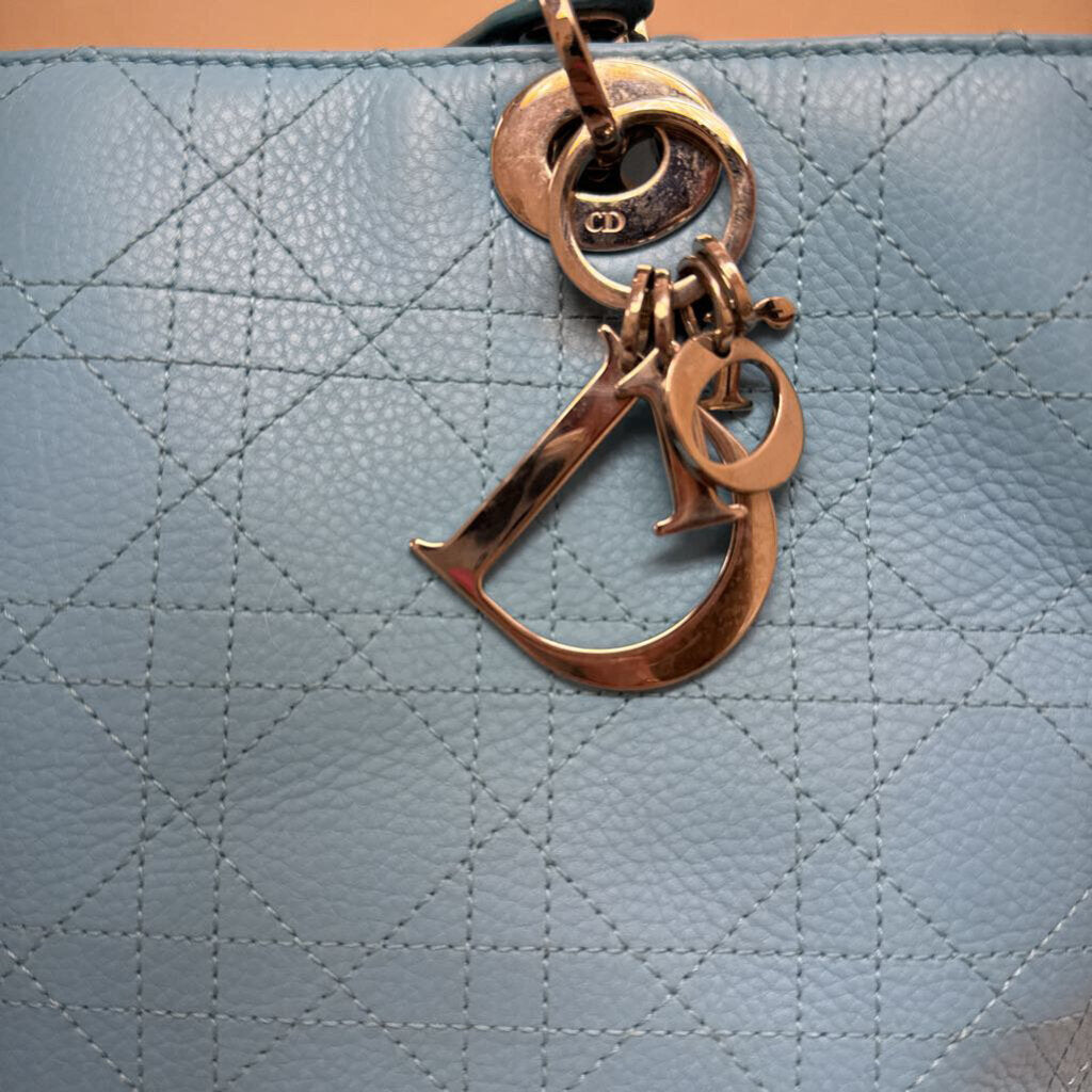 Caviar Leather Cannage Shopping Tote