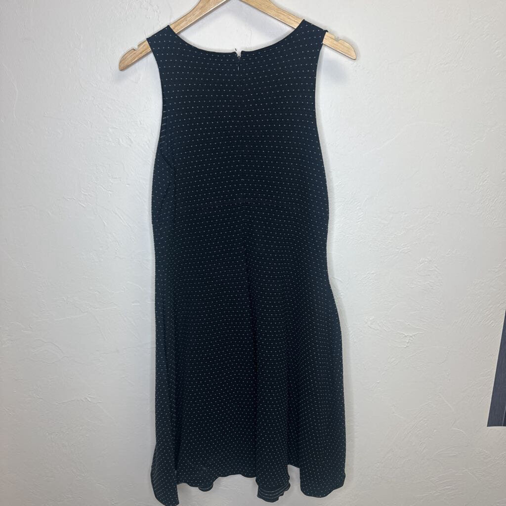 Black White Polka Dot Cocktail Dress