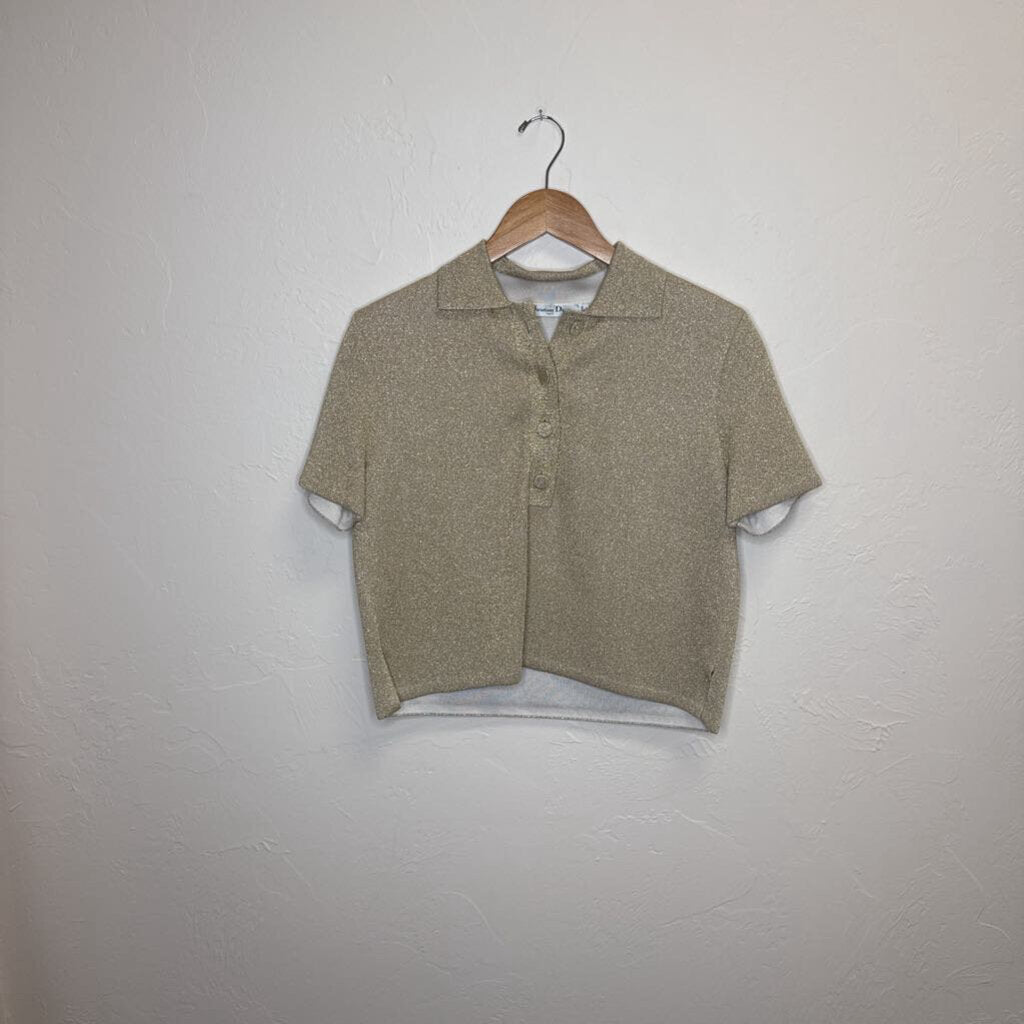Gold s/s sweater