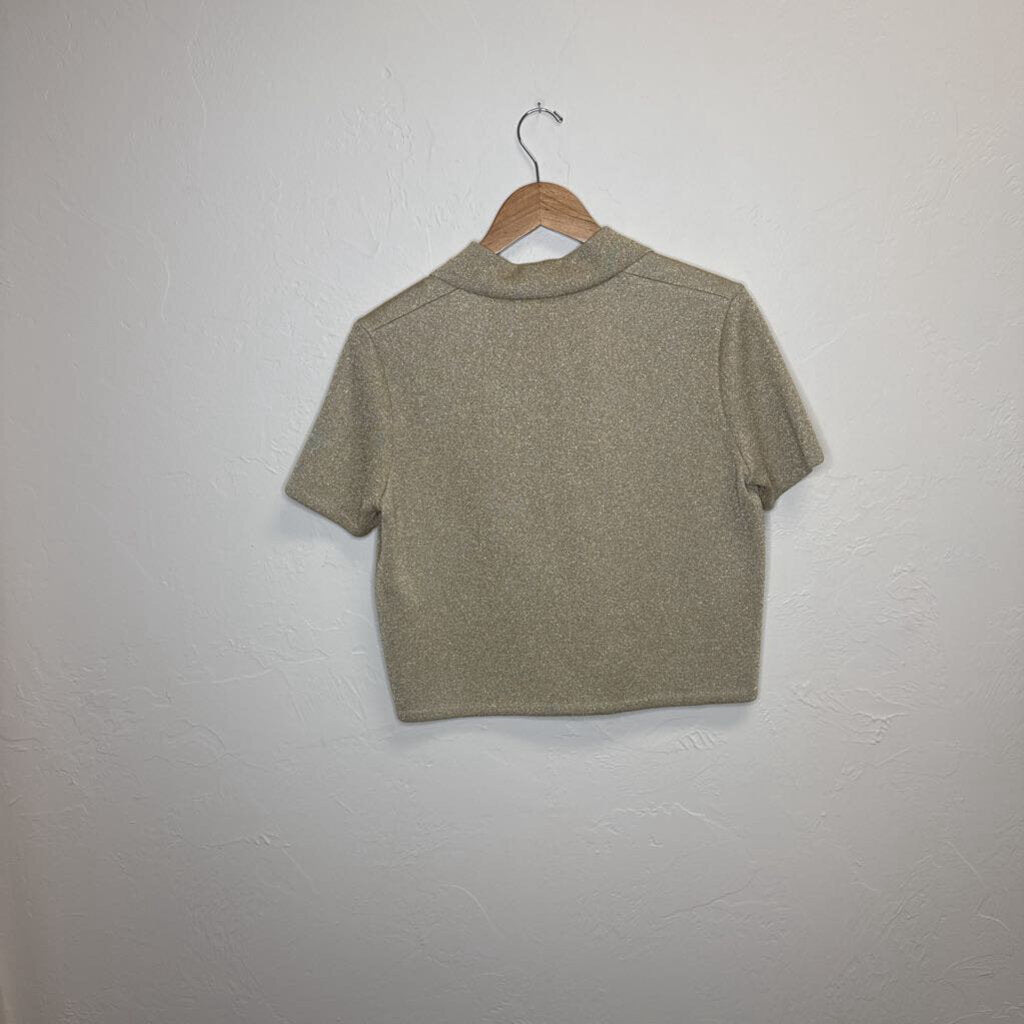 Gold s/s sweater