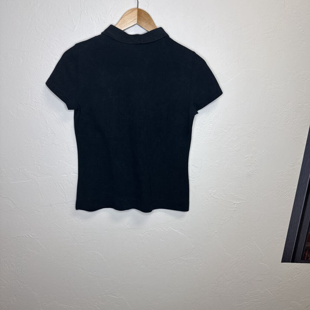 Black s/s polo