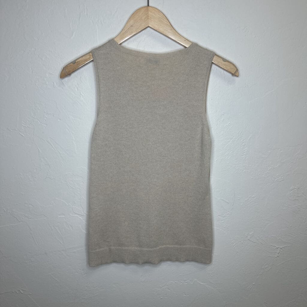 Tan Cashmere Tank