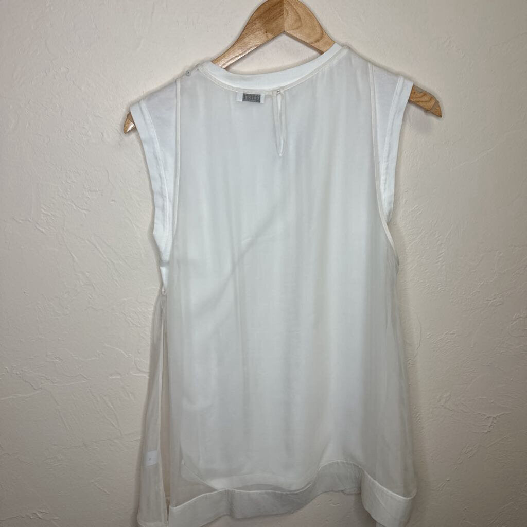 White Silk tank
