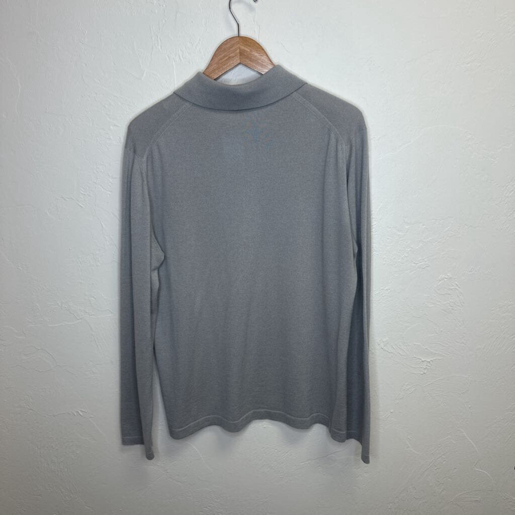 Taupe Cashmere/Silk L/S Sweater