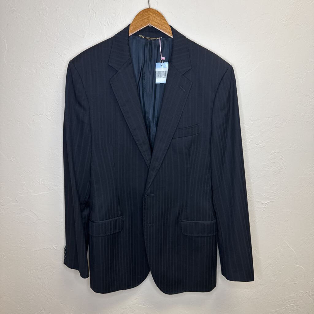 Black Pinstripe Blazer