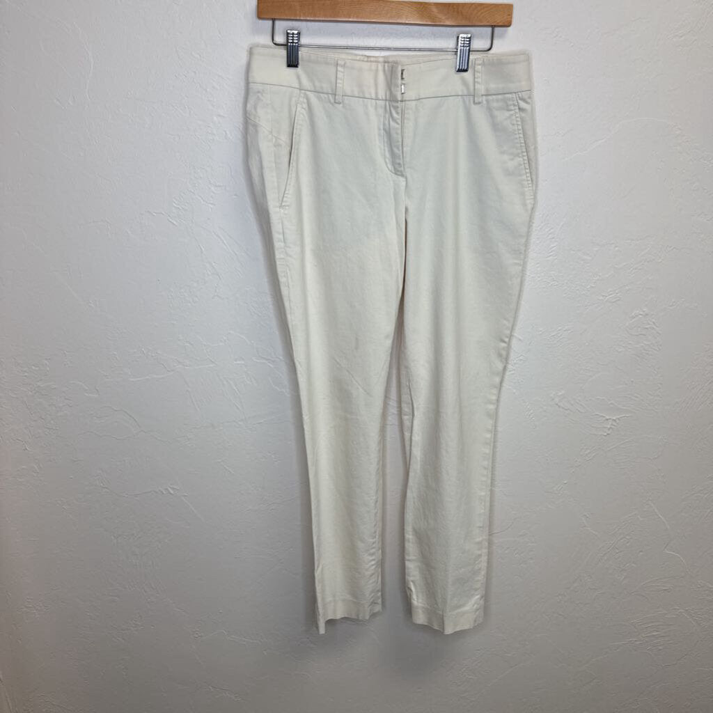 White Straight Leg Pants