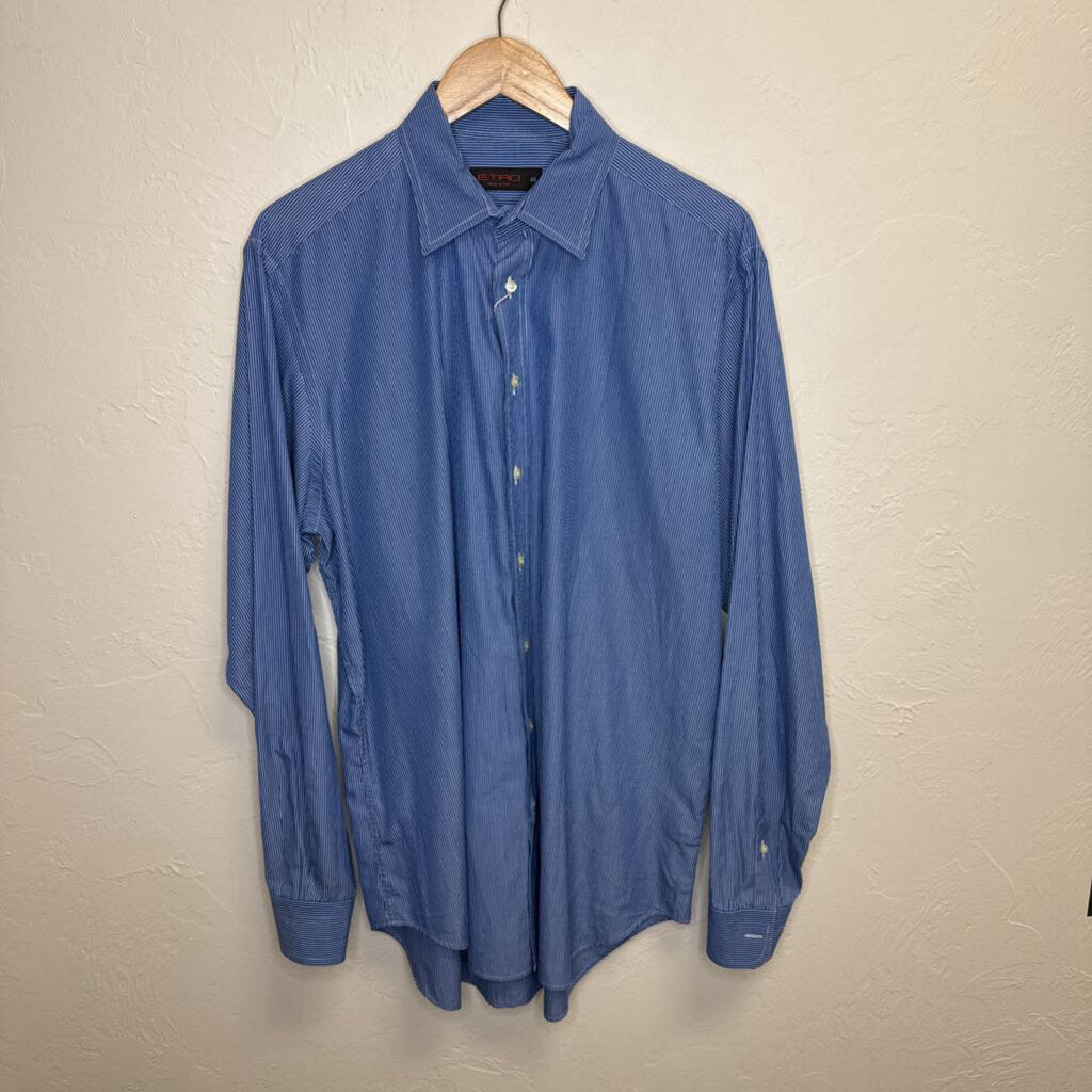 Blue Striped Button Down