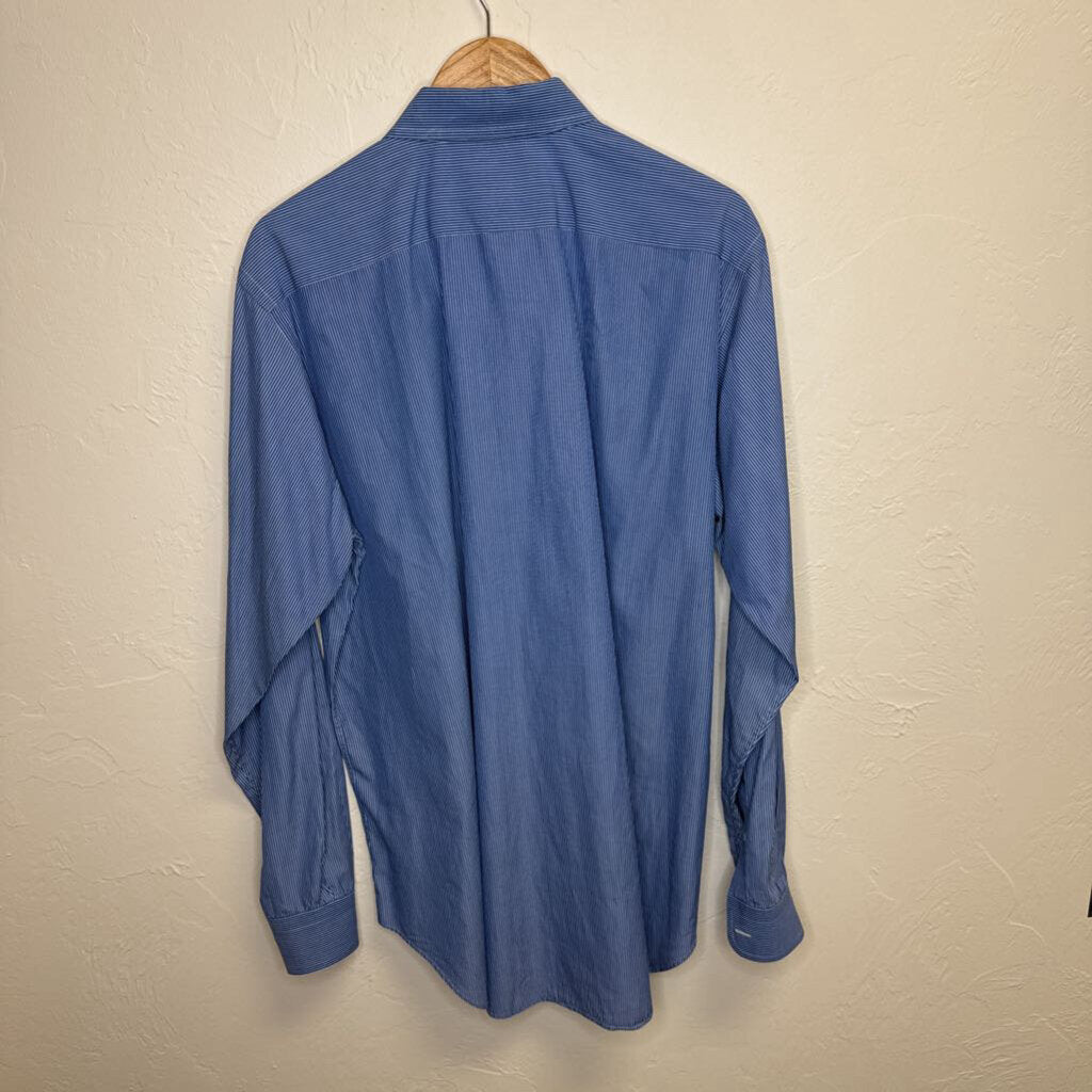 Blue Striped Button Down