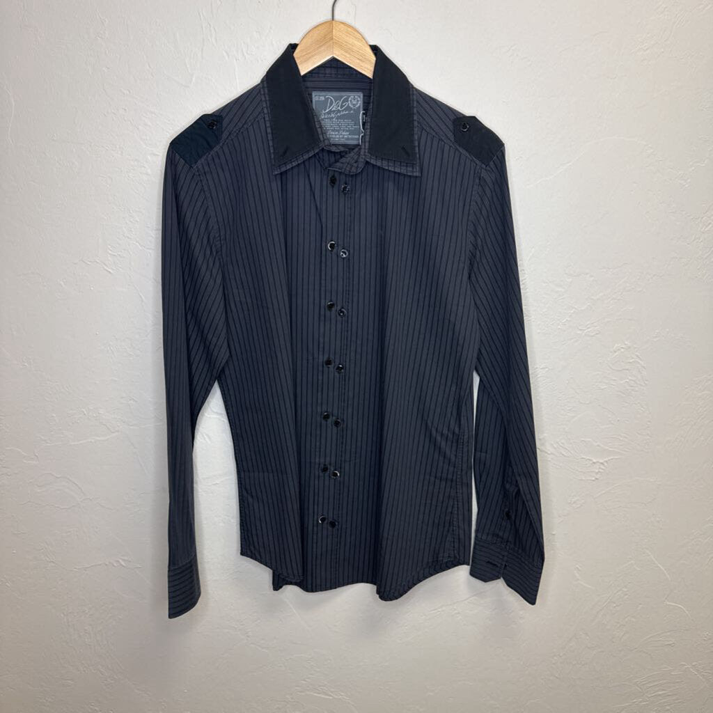 Black Striped Dress Shirt