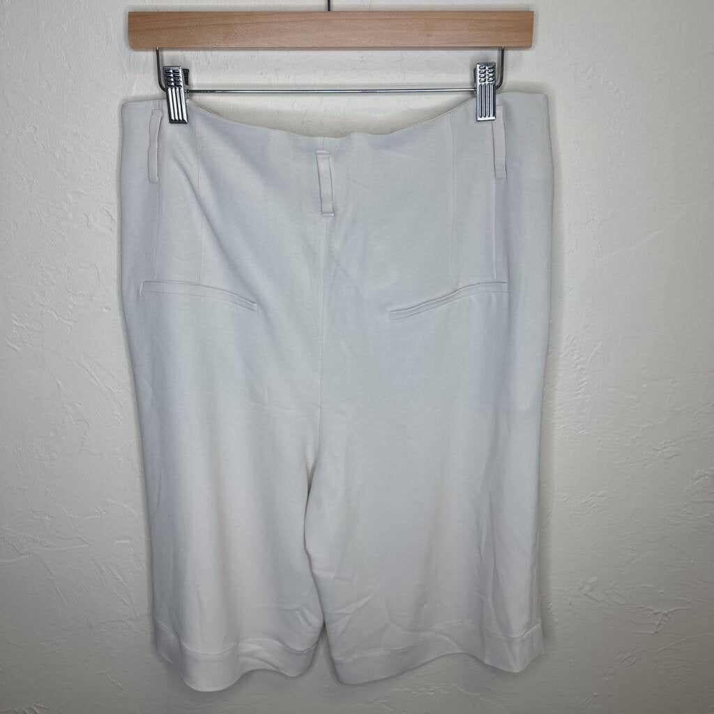 Ivory Silk Shorts