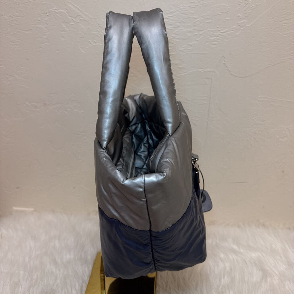 Silver Coco Cocoon Large Tote