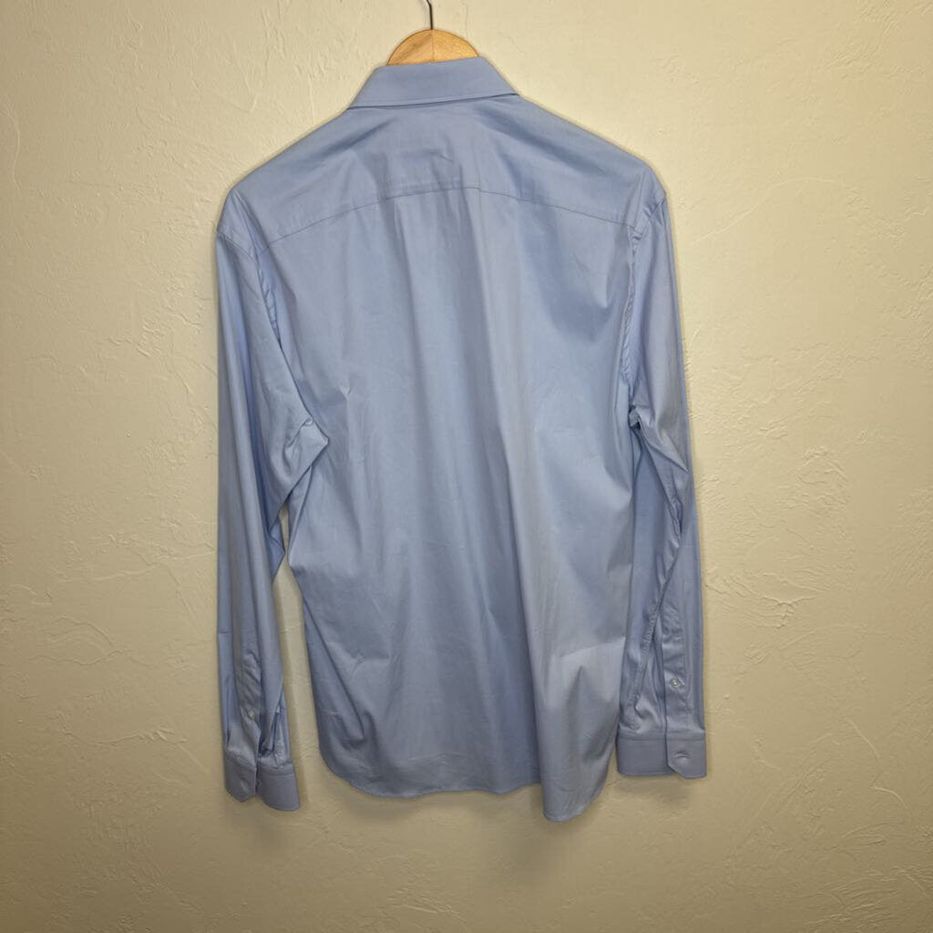 Blue LS Button Down Dress Shirt