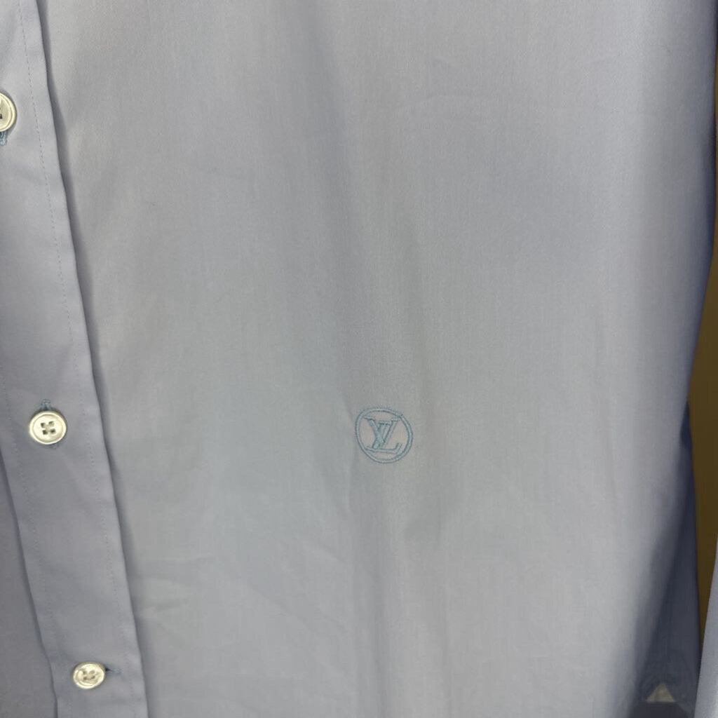 Blue LS Button Down Dress Shirt
