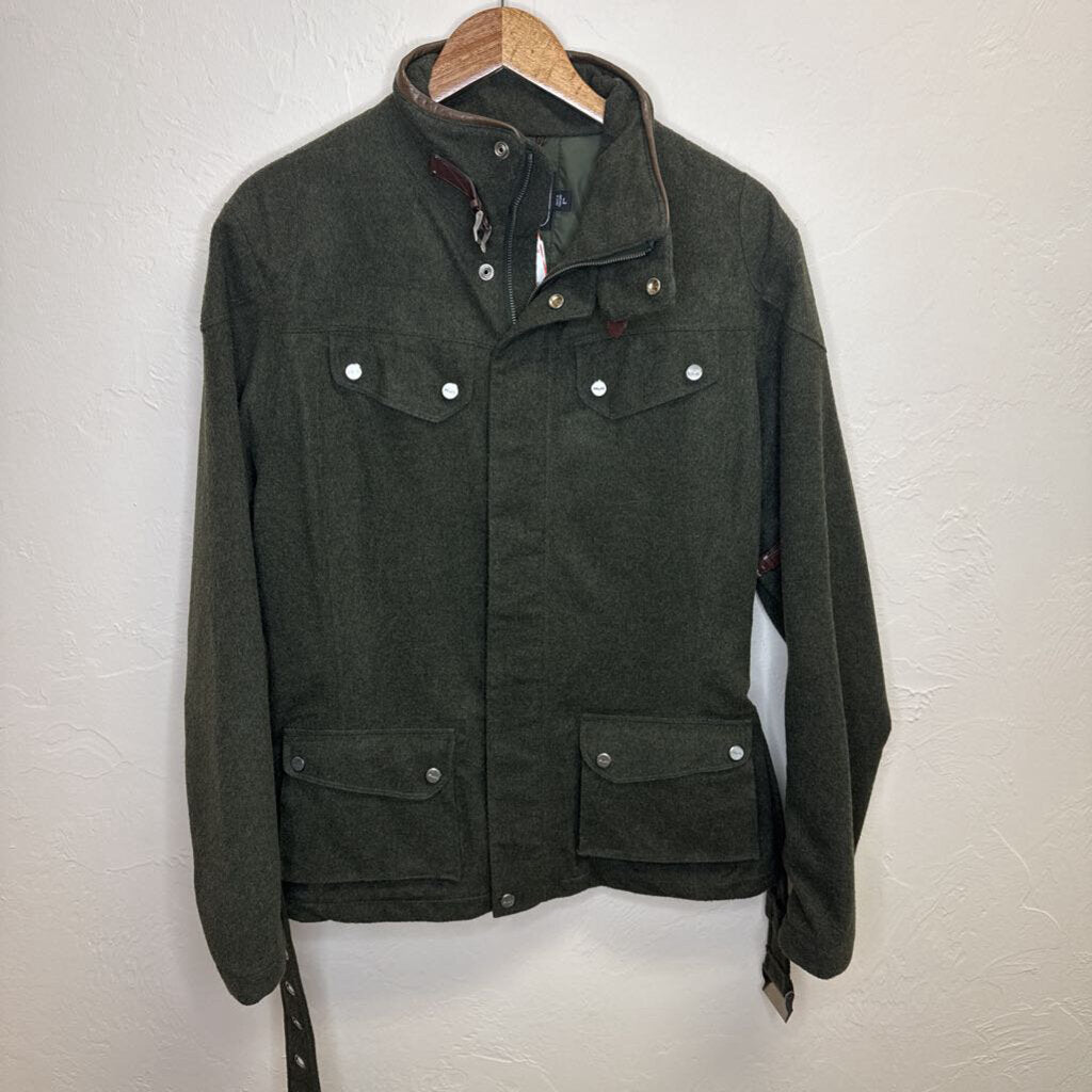 Army Green Wool Coat