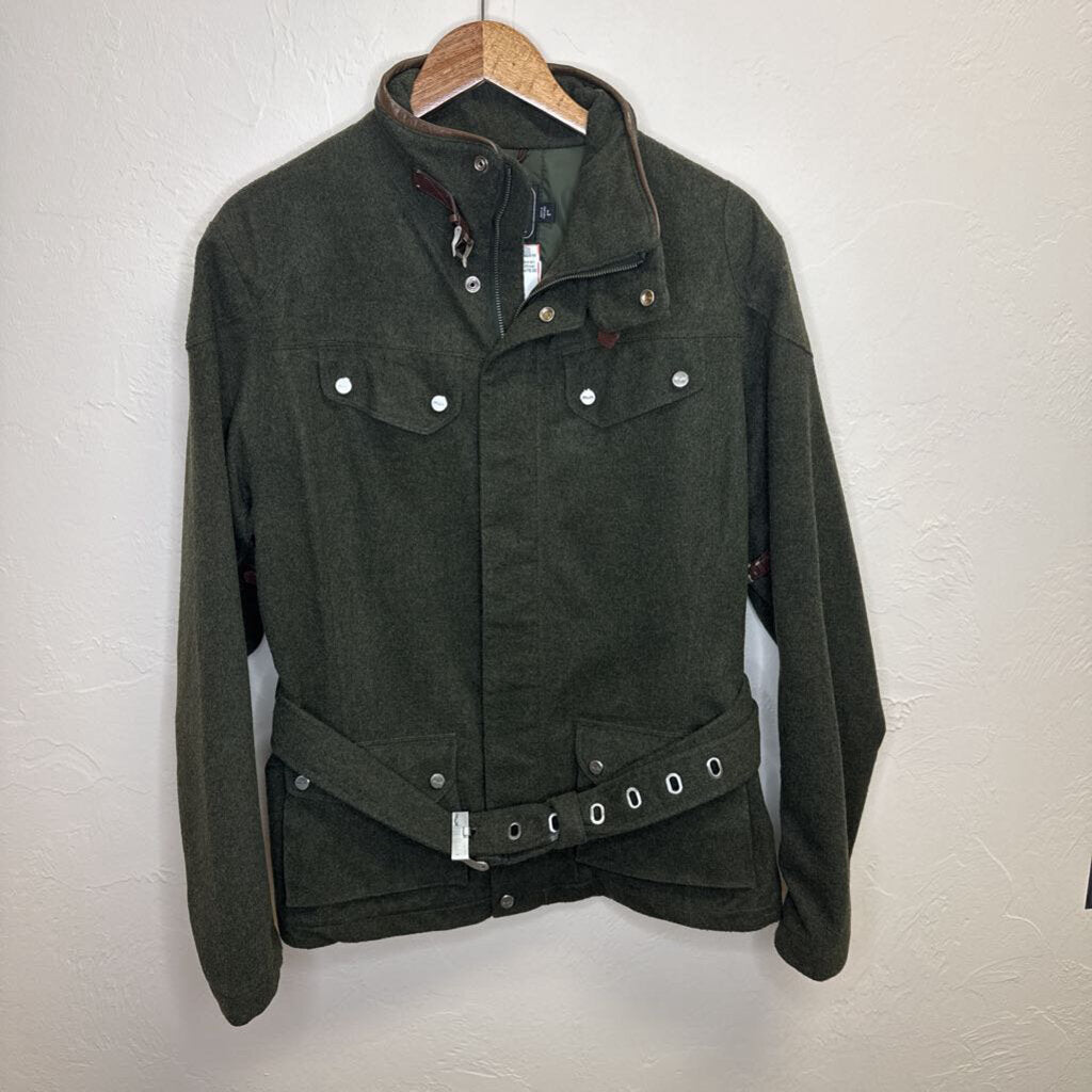 Army Green Wool Coat