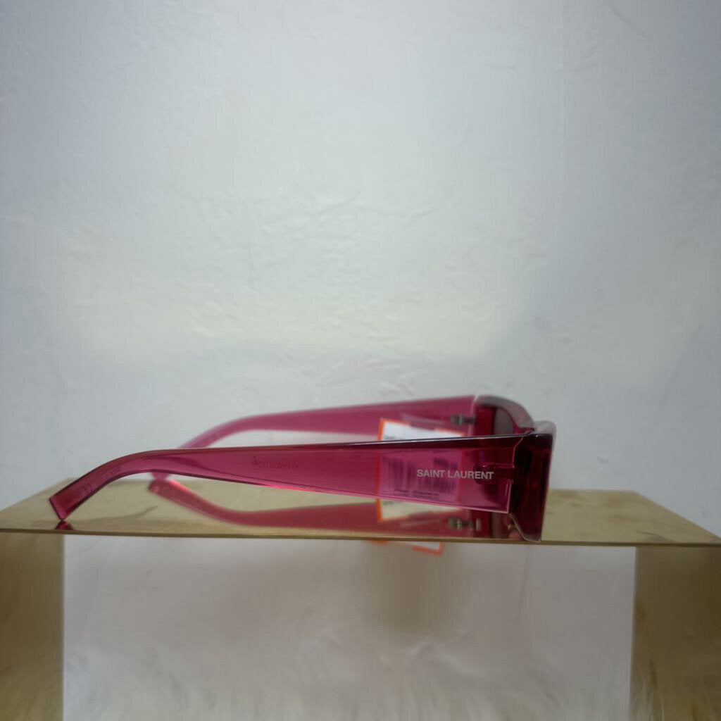 Pink Square Mirrored Sunglasses