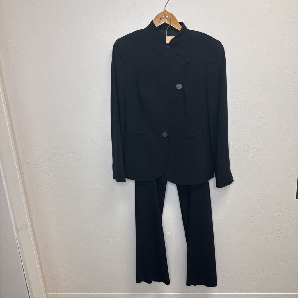 Black Wool Pantsuit