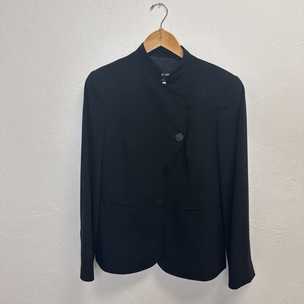 Black Wool Pantsuit