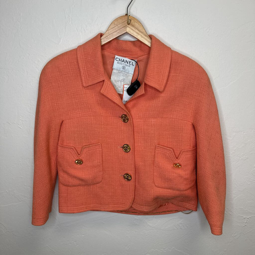 Orange Tweed Suit
