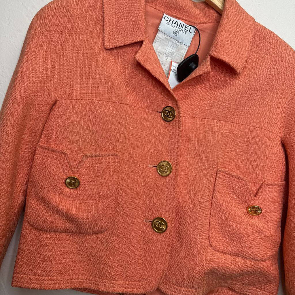 Orange Tweed Suit