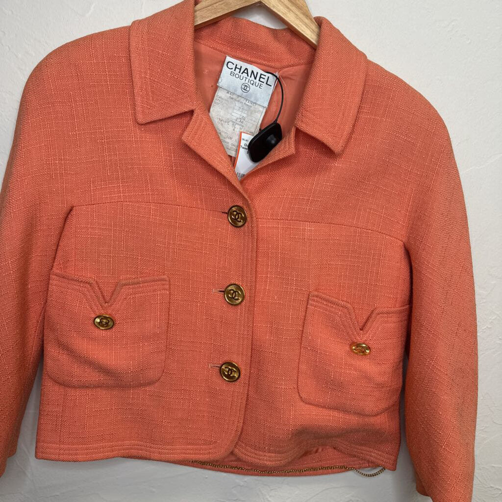 Orange Tweed Suit