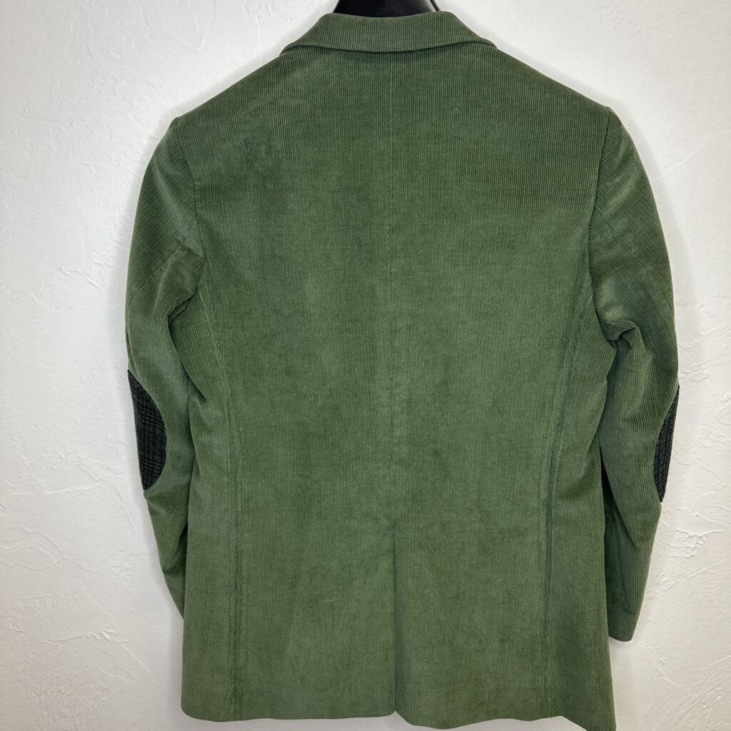 Custom Green Wool Blazer
