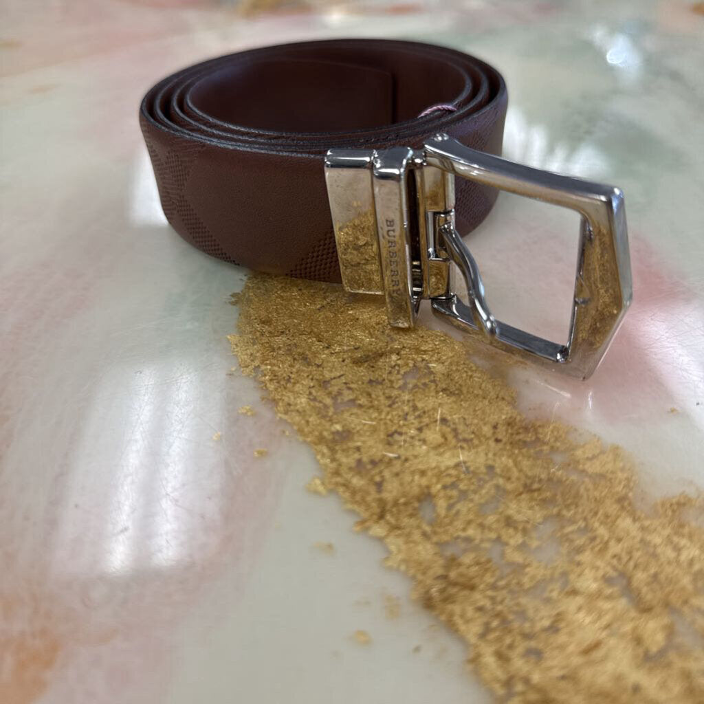 Brown Reversible Leather Belt
