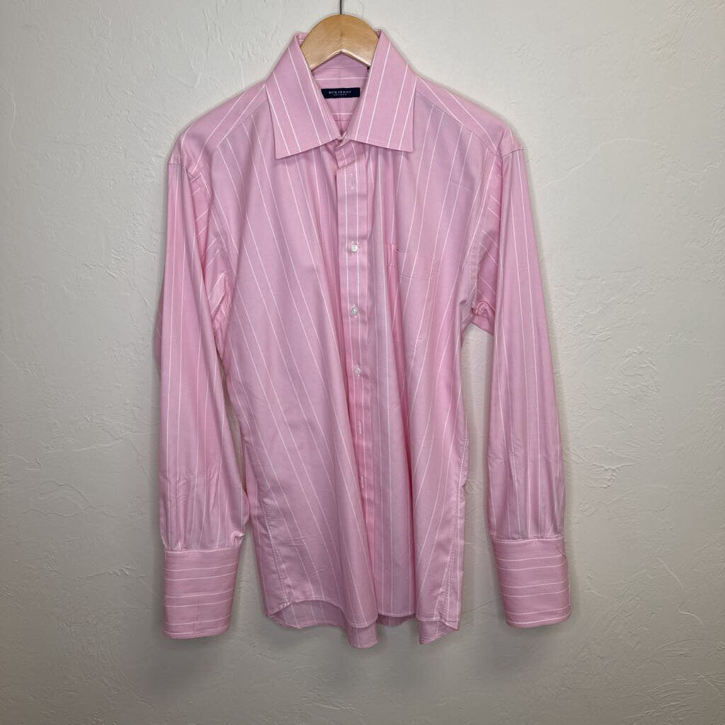 Pink Striped Button Up Shirt