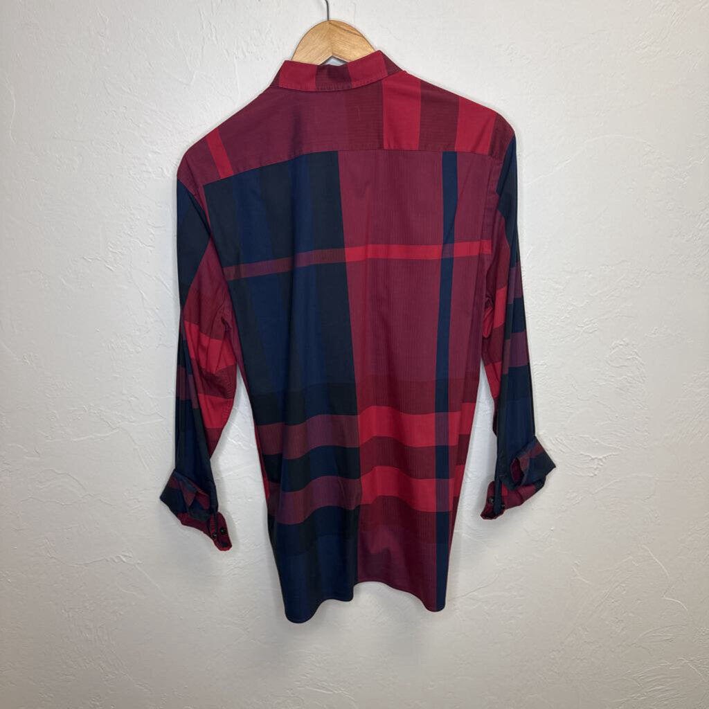 Red House Check Button Up Shirt