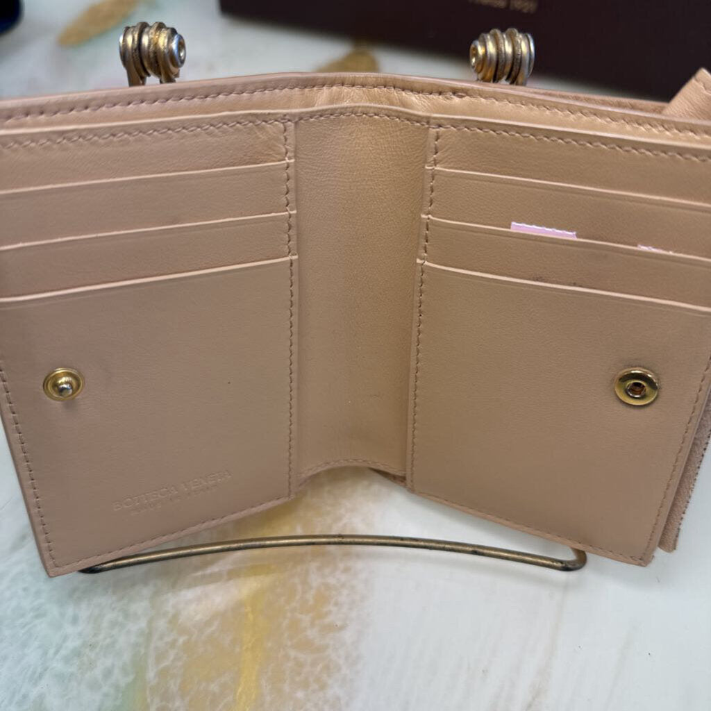 Leather Intrecciato Bifold Wallet